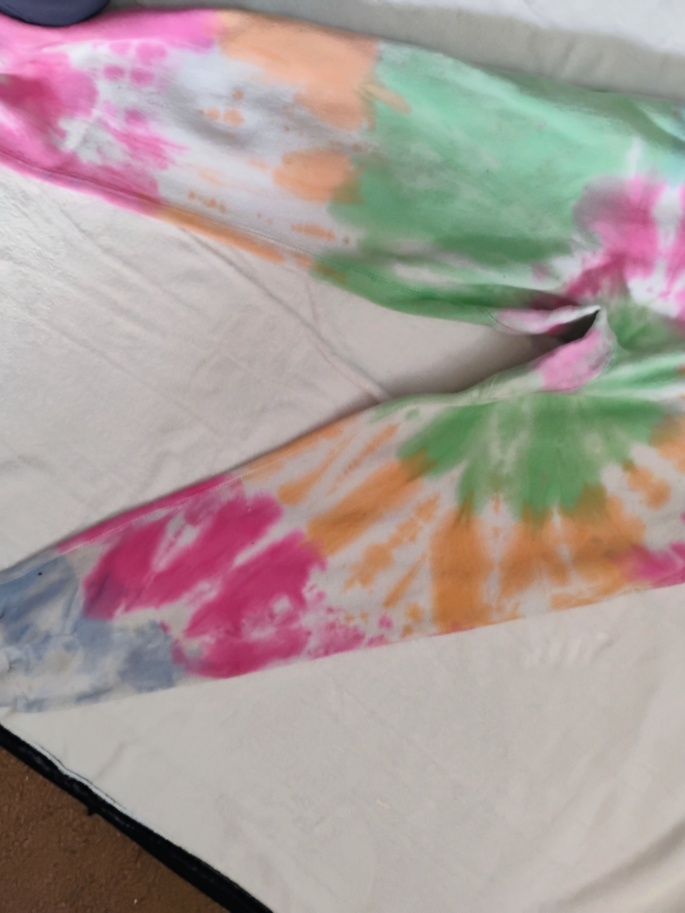 Tie-Dye Womens Sweatpants - Multicolor